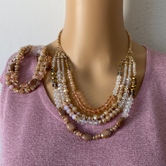 Handmade-Only Fantasy. Set of 3 necklaces - Picture 3 of 4